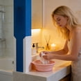 thumbnail image 6 of Foldable Wash Basin | Portable Collapsible Sink | Multifunction Plastic Bowl, Space-Saving, Heat-Resistant, Hanging Storage | Yellow, Pink, Green | 3 Sizes, 6 of 9
