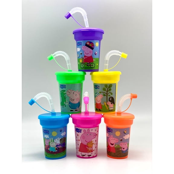 Create Your Own “Peppa Pig“ Sipper Cups