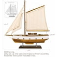 thumbnail image 2 of SAILINGSTORY Wooden Sailboat Decor Sail Boat Model Ship Sailing Yacht for Home Decoration Wood Color, 2 of 6