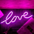 thumbnail image 2 of DONGPAI Neon Sign Lights, Led Wall Light Battery or USB Powered Light Up Acrylic Neon Sign for Bedroom, Kids Room, Living Room, Bar, Party, Christmas, Wedding, 2 of 6