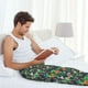 thumbnail image 5 of Balery Dinosaur Plays Soccer Pantalones de pijama para hombre, pijama ultraligero, pantalón de descanso-X-Large, 5 of 6