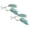 Sky Blue, variant on XJGHHSY 1 Pack Betta Fish Leaf Pad Improves Betta's Health by Simulating the Natural Habitat - Natural, organic, Comfortable Rest Area for Fish Aquarium ornaments,Green