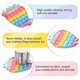thumbnail image 4 of Pop It Ananas Erdbeere Among Us, Pop Its Fidget Popper Push Pop Bubbles Fidget Sensory, Tie Dye Pineapple Bubble Popper Stress Reliever Silicone Relax S, Rainbow Strawberry 2 Pack Adepaton WMCH-328, 4 of 7