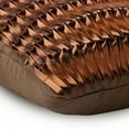 thumbnail image 3 of Pillow Covers, Metallic Rust Pillows Cover, Throw Pillow Covers, 12x12 inch (30x30 cm) Pillow Case, Faux Leather Square Pillows Cover, 3D Pillowcases, Modern, Abstract - Rustic Rust, 3 of 5