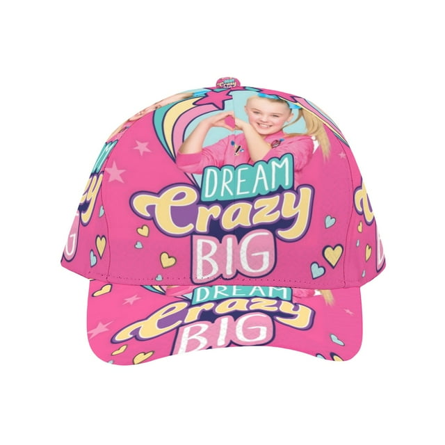 JOJO Siwa Gorra de Béisbol para Hombres, Mujeres y Niños, Gorra Clásica de Visera Plana, Gorra Hip Hop Trucker, Snapback Ajustable