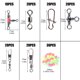 thumbnail image 2 of PESCA DE ALICATES DE PESCA Y ACESORIOS DE PESCA CON SEñuelos de 140 Piezas Kit de Gancho de Agua Salada Conector de Línea de Pesca Para Herramientas de Pesca de Engranje de Mar, 2 of 6