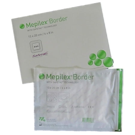 Molnlycke 295600 Mepilex Border Silicone Foam Dressing 6 in. x 8 in. (Case of 50)