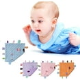 thumbnail image 2 of CREVENT Soft Plush Animal Face Security Blankets for Boys and Girls, Great Gifts for Birthday Baby Shower (Blue Dog + Tag), 2 of 8