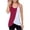 Red, variant on Womens Color Block Tank Tops Trendy Comfy Tunic Tops Cute Crewneck Cami Tank Top Long Shirts To Wear with Leggings ,XL Pink Tank Tops