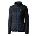 thumbnail image 2 of Women's Cutter & Buck Navy Navy Midshipmen Rainier Eco Insulated Puffer Full-Zip Jacket, 2 of 3