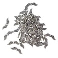 thumbnail image 2 of 100 piezas de abalorios de ala de ángel, espaciadoras de aleación de plata antigua, abalorios vintage para accesorios de fabricación de joyas, Macarena Granos del encanto del ala del ángel, 2 of 8