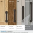 thumbnail image 4 of Amerock Faircrest 6-5/16 inch (160mm) Center-to-Center Oil-Rubbed Bronze Cabinet Pull, 4 of 7