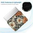 thumbnail image 2 of FORMRS 13"-13.3" Laptop Sleeve Protective Case Soft Carrying Quilted Computer Bag Cover, Gray Floral Pattern, 2 of 7