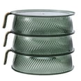 thumbnail image 2 of Cubierta de almacenamiento térmico apilable, cubierta de alimentos con aislamiento verde transparente Cubierta de alimentos con aislamiento transparente Cubierta de alimentos con aislamiento apilable Diseño elevado, 2 of 8