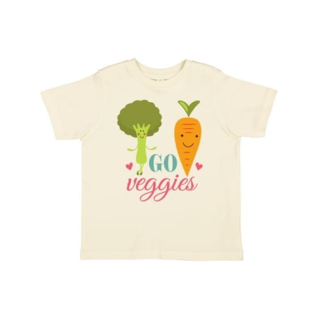 

Inktastic Vegan Go Veggies Vegetarian Gift Toddler Boy or Toddler Girl T-Shirt