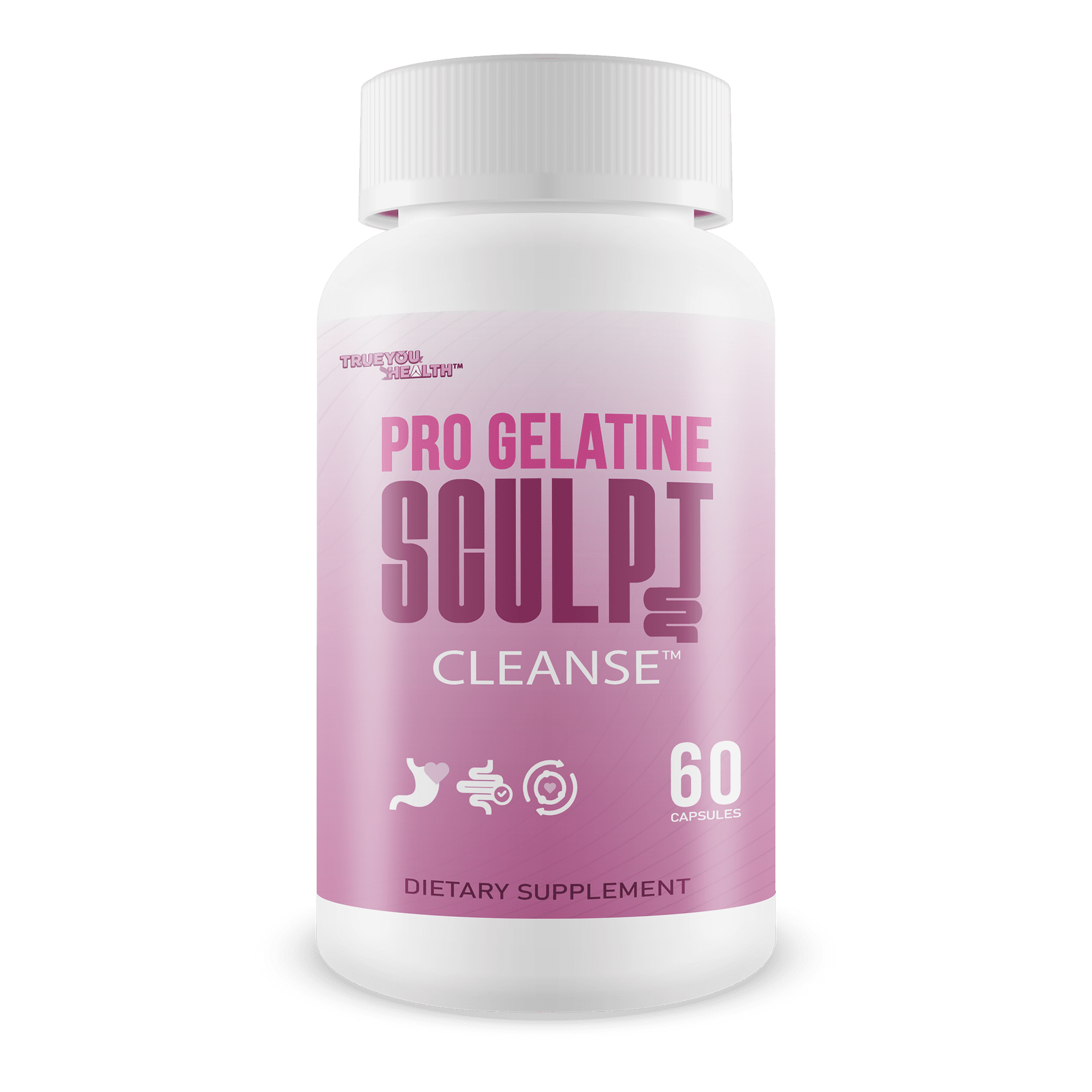 Pro Gelatine Sculpt Cleanse - Our Best Pink Gelatin Trick Detox Cleanse Caloric Bypass - Super Colon Cleansing Formula - Support Slim Gut Detox & Less Bloat - Gelatine Sculpte Inflammatory Health Aid