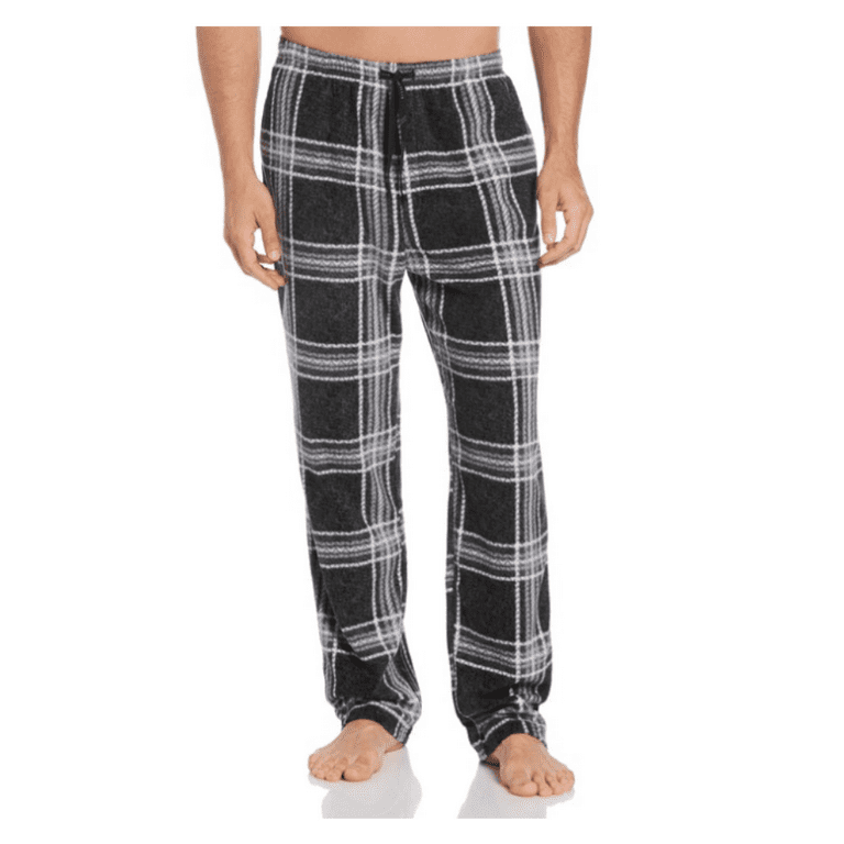44 Perry Ellis Men s Fleece Lightweight Chevron Plaid Pajama