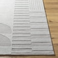 thumbnail image 4 of Hauteloom Tohfa Wool Living Room, Bedroom Area Rug - Contemporary - Silver Gray, Sage - 5' x 7'6", 4 of 7
