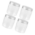 thumbnail image 1 of FUTUREORYY 4 Pcs Mason Jars Aluminum Portable Clear Visibility For Everyday Use Household Users, 1 of 8