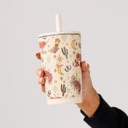 HydroJug Everyday Tumbler – Ceramic-Lined Insulated Tumbler with Straw and Soft-Touch Lid, Cup Holder Friendly – 14 oz, Rodeo