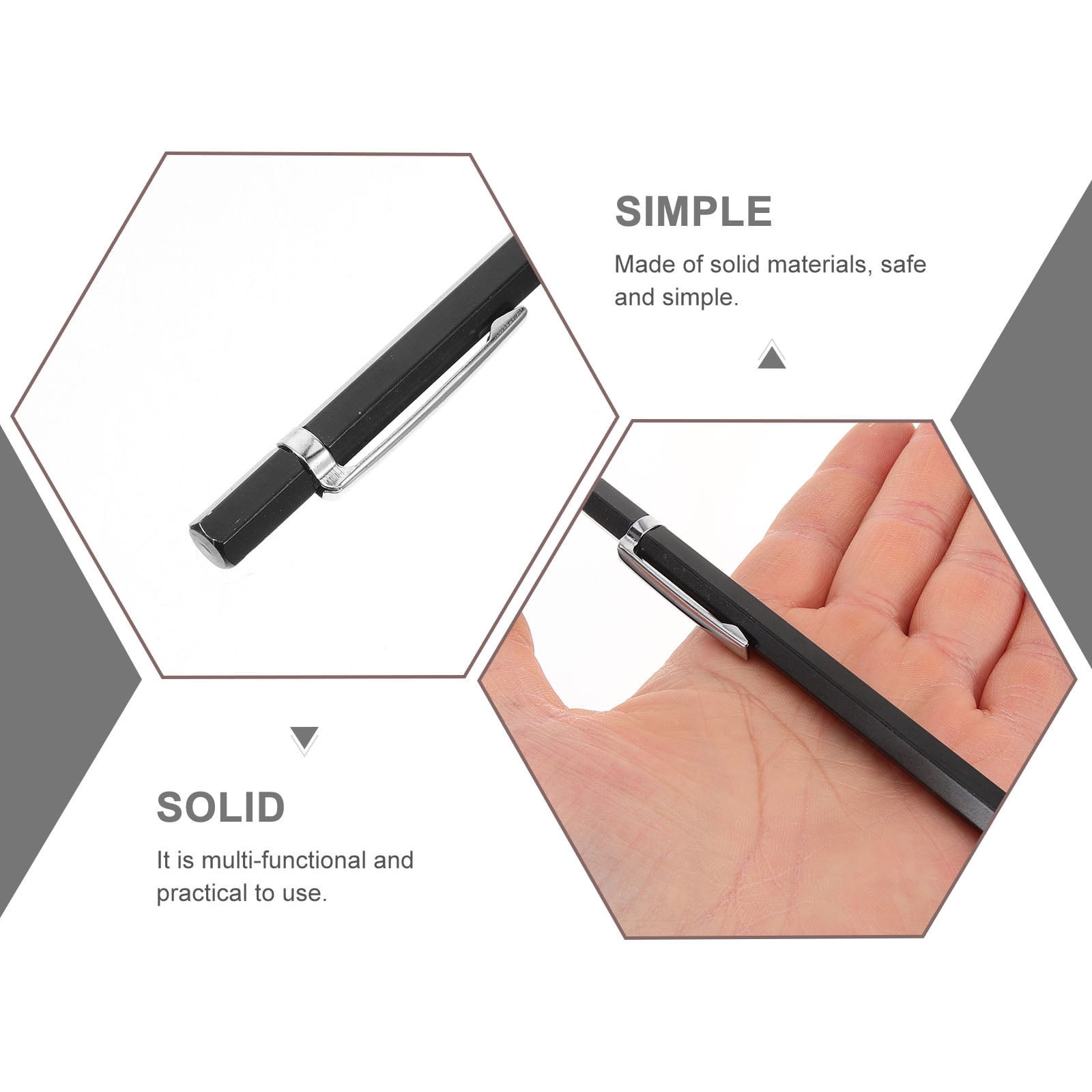 OULII  Metal Marking Pen, Black, Durable and Comfortable Grip for Various Materials