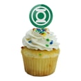 thumbnail image 5 of Green Lantern White Logo Cupcake Picks Toppers Decoration Set of 6, 5 of 7