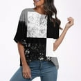 thumbnail image 2 of Zuesphe Graphic Tops for Women Plus Size Shirts for Women Dressy Casual Womens Short Sleeve Blouses Dressy Casual Graphic Tees for Women Y2K, 2 of 5