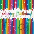 thumbnail image 2 of Rainbow Birthday Party Beverage Napkins, 16ct, 2 of 5