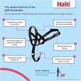 thumbnail image 2 of Halti Nylon Padded No Pull Dog Headcollar, Black, Size 1, 2 of 5