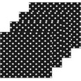 thumbnail image 2 of GZHJMY 12x12Inx6 Sets) Reusable Soft Face Towel,Kitchen Hand Towel Bathroom Absorbent Towel,Gym Hotel Spa-Black and White Polka Dot, 2 of 7