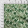 thumbnail image 2 of oneOone Cotton Silk Green Fabric Tropical Leaf Craft Projects Decor Fabric Printed By The Yard 42 Inch Wide, 2 of 4
