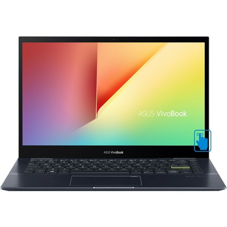 ASUS VivoBook Flip 14 Home & Business 2-in-1 Laptop (AMD Ryzen 5 5500U 6-Core, 14.0" 60Hz Touch Full HD (1920x1080), AMD Radeon, 8GB RAM, 512GB PCIe SSD, Backlit KB, Wifi, USB 3.2, Win 11 Home)