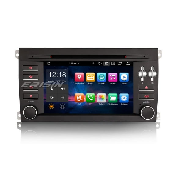 Torovo Android 10.0 Navigation Car Radio for Porsche Cayenne with GPS Navigation Supports Carplay Android Car Bluetooth A2DP WiFi 4G DAB RDS Mirror Link TPMS OBD DVB-T 2GB RAM 16GB ROM