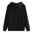 thumbnail image 3 of ManxiVoo Chandail en Molleton Mode Femme Grande Taille Automne Hiver Confort Décontracté Col Rond TG Noir, 3 of 3