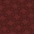 thumbnail image 1 of Ahgly Company Indoor Square Patterned Blood Night Red Area Rugs, 6' Square, 1 of 6