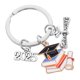thumbnail image 4 of Llavero con birrete de graduación 2025, divertido llavero con sombrero de graduación, recuerdo de graduación para estudiantes, recuerdo inspirador de graduación, accesorios de graduación., 4 of 5