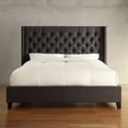 HumbleNest Homestead Wingback Tufted Upholstered Platform Bed