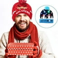 thumbnail image 4 of Light Up Christmas Hat Christmas Beanie Hat With, 4 of 5