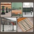 thumbnail image 4 of 2pcs Adjustable Height Bed Support Legs 21-34cm, Center Bed Slat Support Feet, Adjustable Bed Frame Support Legs Replacement, Suitable For Bed Frames, 4 of 5