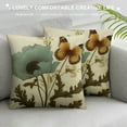 thumbnail image 3 of Nawypu   Floral Decorative Throw Pillow Covers Plant Pillow Covers  Lotus Leaf Square Pillowcase Flower Outdoor Sofa Bedding Car and Home Decor Pillow Cushion Covers, 3 of 5