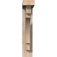 thumbnail image 2 of Ekena Millwork 3 1/2"W x 18"D x 18"H Merced Block Smooth Bracket w/ Offset Brace, Douglas Fir, 2 of 25