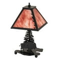 thumbnail image 3 of Meyda Tiffany 202240 Buffalo 15" Tall Buffet Table Lamp - Black, 3 of 4