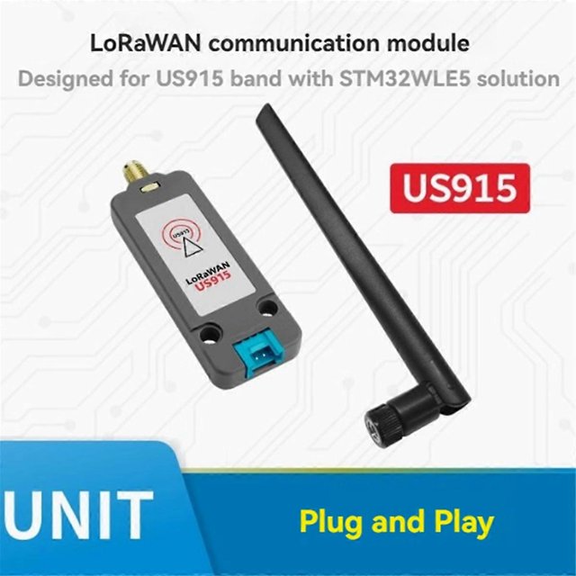 LoRaWAN Unit US915 902-928MHz 915MHz Frequency Band Communication Module P2P Communication STM32WLE5 with Antenna