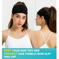 thumbnail image 4 of Headbands for Men Women (5Pack), Running Headbands Moisture Wicking Workout Sweatband Sports Headband for Cycling Basketball Yoga Fitness, 4 of 7