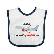 Inktastic Airplane Boys or Girls Baby Bib