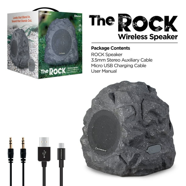 HyperGear The Rock Wireless Outdoor Speaker Grey