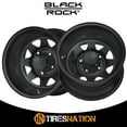 thumbnail image 2 of 15x10 Black Rock 929B Blackjack Matte Black Wheel 8x6.5 (-38mm), 2 of 5