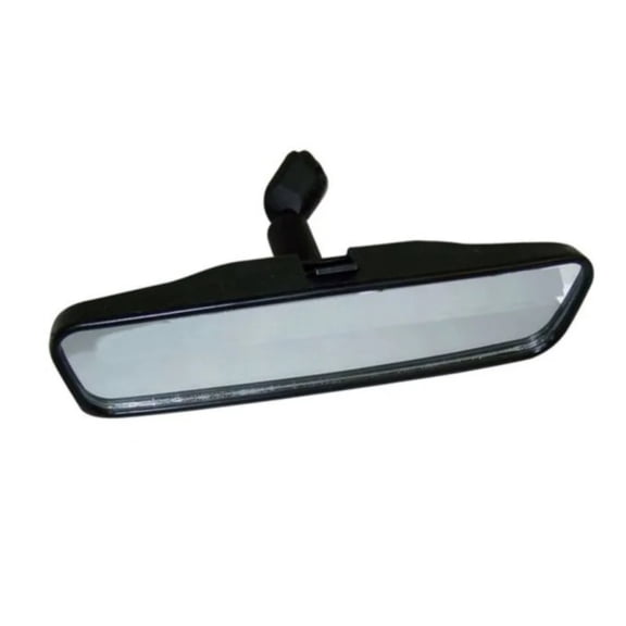 KarParts360 For Jeep Wrangler 1990 91 92 93 94 1995 Rearview Mirror Kit Driver OR Passenger Side | Single Piece | Front | Center | Black | Plastic, Metal, Glass And Adhesive