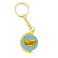 thumbnail image 1 of Anillo de oro de metal llavero llavero, 1 of 3