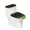 St. Patrick's Day, variant on HELLHERO Bathroom Toilet Lid Cover 2-Piece Elastic Fabric Easy Care for Homeowners Fruit Pattern